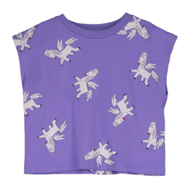 Lotiekids sleeveless t-shirt Pegasus - Violet