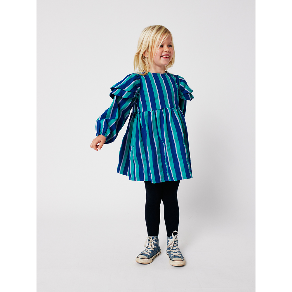 Bobo Choses Striped woven dress