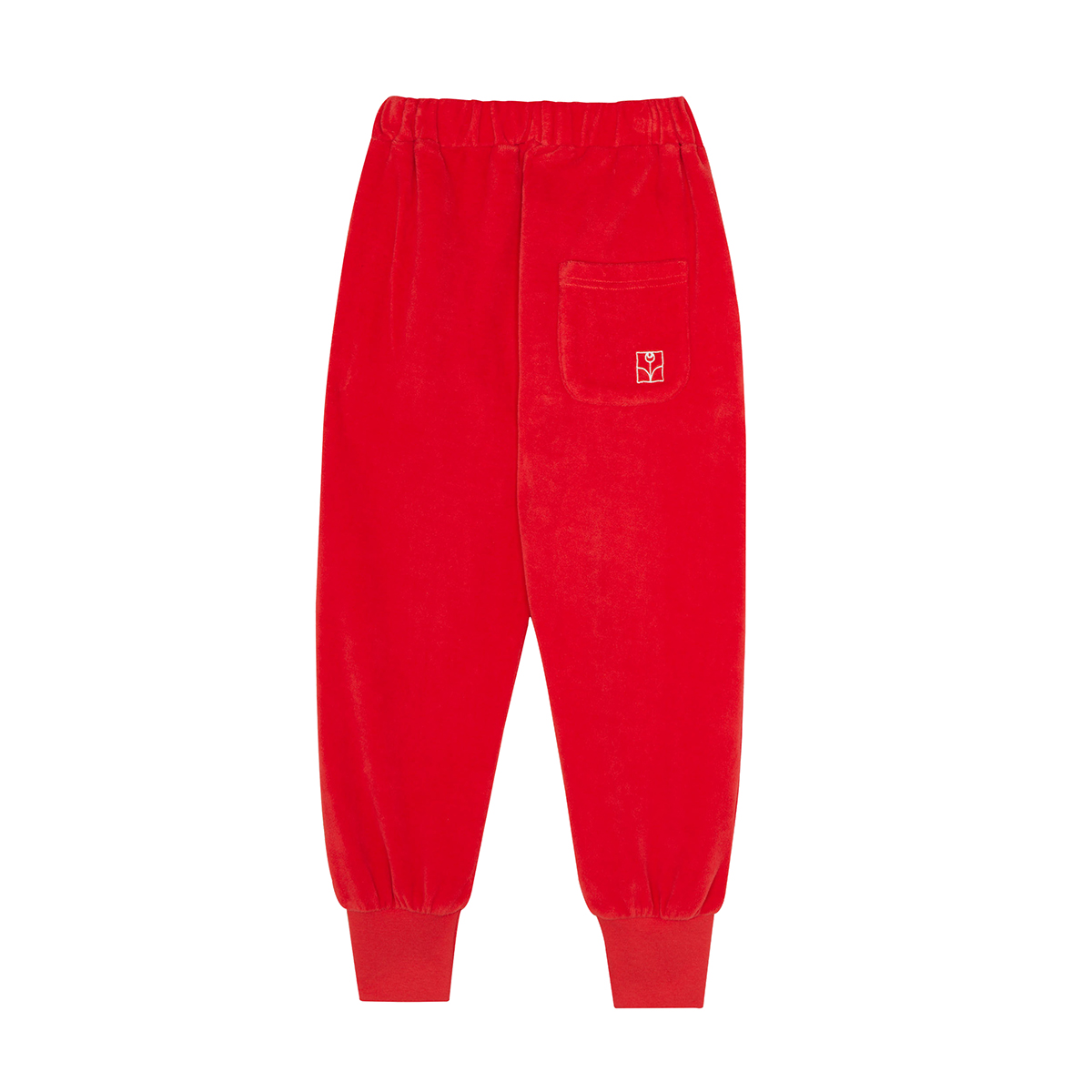 The Campamento Red Velours Jogger