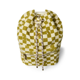 Studio Noos | Hay Checkerboard midi  backpack groen | 6+