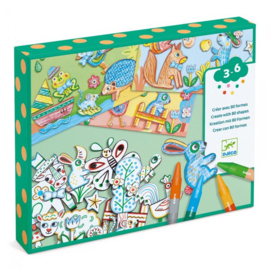 Djeco A World to Create - Animals DJ08997 | 3-6 jaar