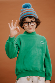 Sproet & Sprout | Turtle neck sweatshirt  Rue de Parapluie | Evergreen