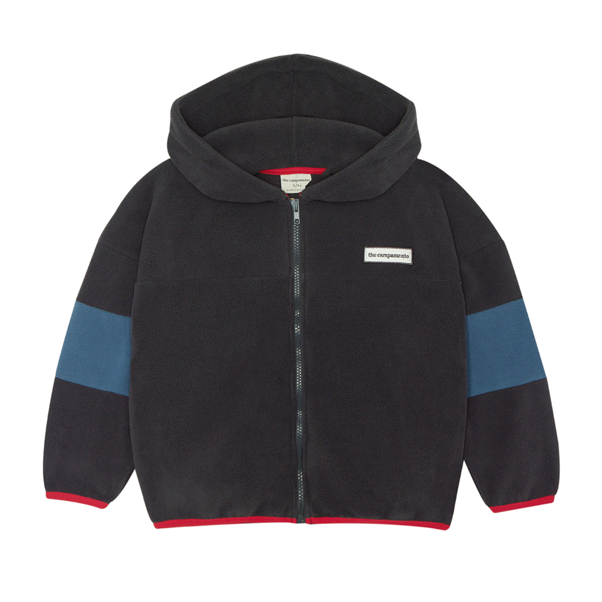 The Campamento Color Block Polar Zipped sweatshirt