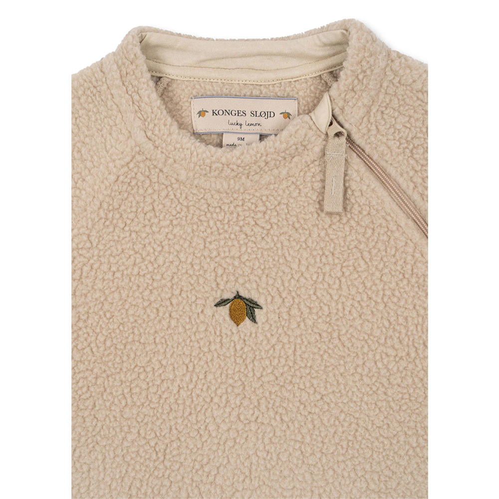 Konges Slojd Safa onesie  -  Oxford Tan