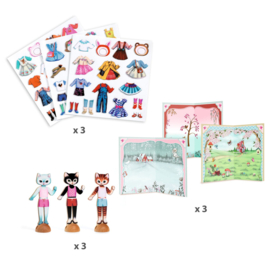 Djeco aankleedpoppetjes Little Dressing DJ09859 | 3-6 jaar