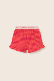 Cozmo -tomato gingham shorts