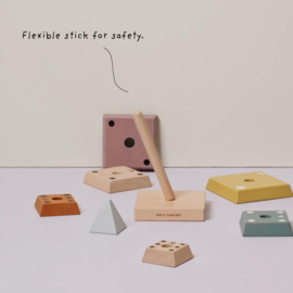 Kids Concept | Houten Stapel Pyramide | 1+