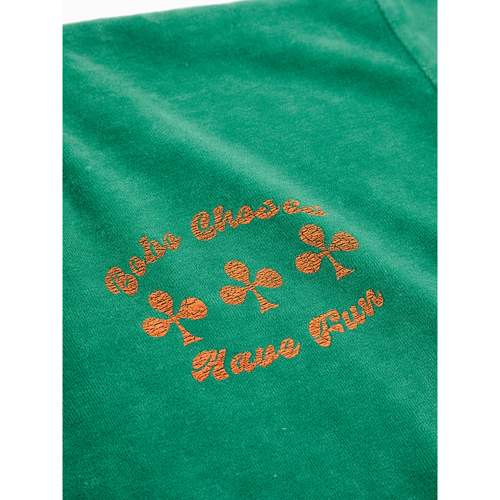 Bobo Choses Have Fun velvet sweatshirt