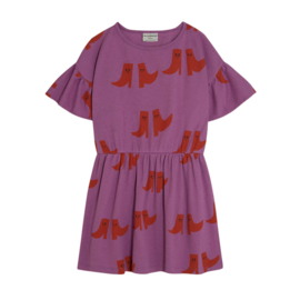The Campamento Happy Boots rib dress
