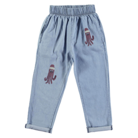 Lotiekids | Denim cotton pants  Octopus