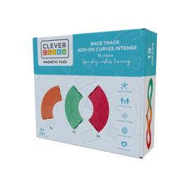 Cleverclixx | Race Track Add-On Curves Intense | 15 delen