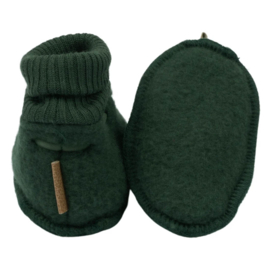 Mikk-line | Merinowollen babyslofjes | Duffel Bag green