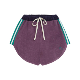The Campamento Purple Color Block Shorts