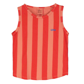 Lotiekids - tank top papaya- stripes Lotie - unisex