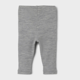 Lil Atelier | Newborn | Fable (merino) wollen legging | Grijs