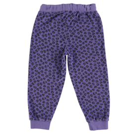 Piupiuchick | Terry jogging broek paars met animal print