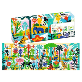 Djeco Gallery puzzel Jungle 100 stukjes DJ07619 | 5+