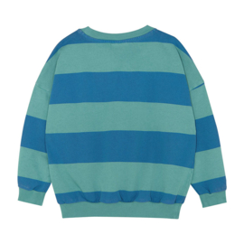 The Campamento | Oversized kids sweatshirt Blue Stripes