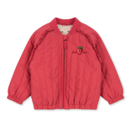 Konges Slojd Juno Sparkle bomber jacket Raspberry Wine