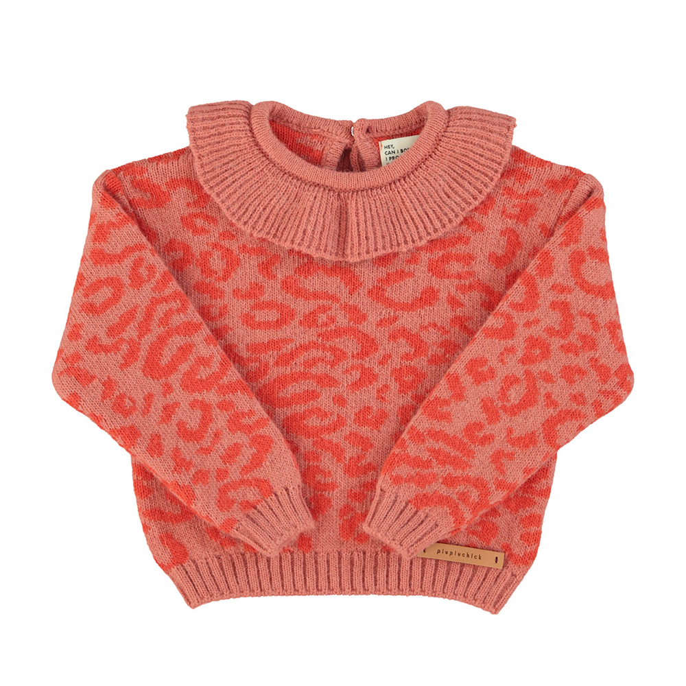 Piupiuchick Gebreide Trui met Animal print