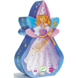 Djeco  Vormpuzzel De Fee en de Unicorn 36 stukken  DJ07225 | 4+