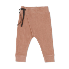 Phil & Phae baby | Frotté harem pants | Pink Clay