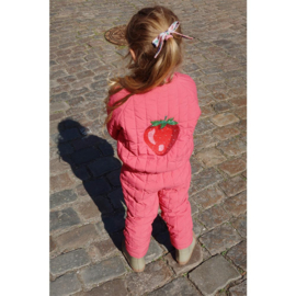 Konges Slojd Juno Sparkle bomber jacket Raspberry Wine