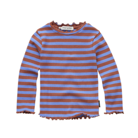 Sproet & Sprout Turtleneck wafelkatoen gestreept