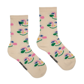 Bobo Choses | Smiling Face All Over long socks