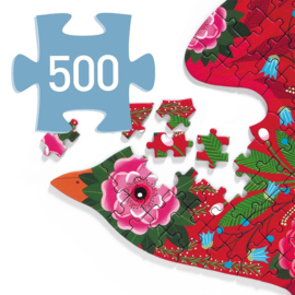 Djeco Puzz' Art puzzel Vogel 500 stukjes DJ07668 | 8+