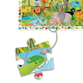 Djeco Observatie puzzel Jungle 35 stukjes  DJ07590 | 3+