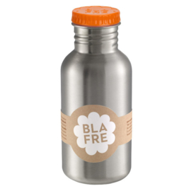 Blafre RVS drinkfles met oranje dop 500 ml