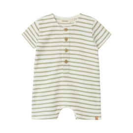 Lil Atelier gestreepte Tadeo suit  - Seagrass
