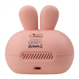 Mary's | Oplaadbare Wekker Rabbit pink
