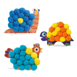 Djeco knutselpakket Zachte Dieren DJ09871 | 18m+