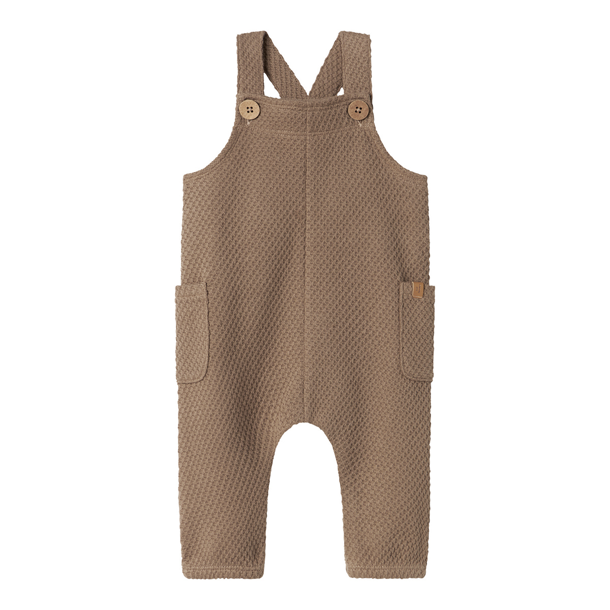 Lil Atelier newborn overall Noello  -  Sepia Tint