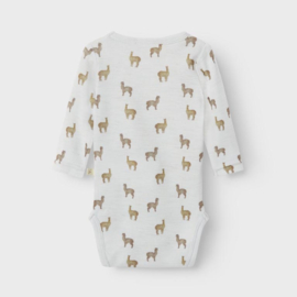 Lil Atelier Merinowollen Romper Noel Nor - Lama AOP