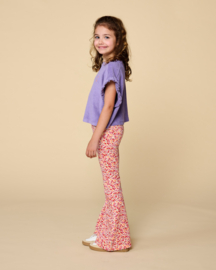 Petit Blush - Bowie Flared Pants - Small Flowers AOP