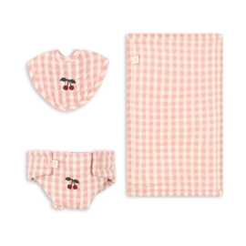 Konges Slojd | Poppen verzorgingsset Pink Check
