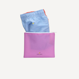 Sticky Lemon | Zwemshorts Better Together | Rugby Red + Badminton Blue