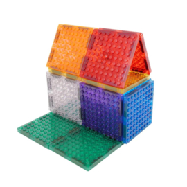 Cleverclixx | Brick Tiles Pack intense | 16 delen
