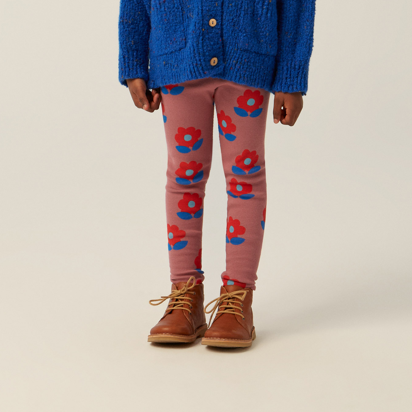The Campamento Big Flowers Purple legging