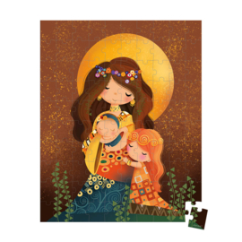 Janod Puzzel Geinspireerd door Gustav Klimt 100 stukjes | 6+