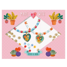 Djeco You & Me armbandjes met harten maken | 6+