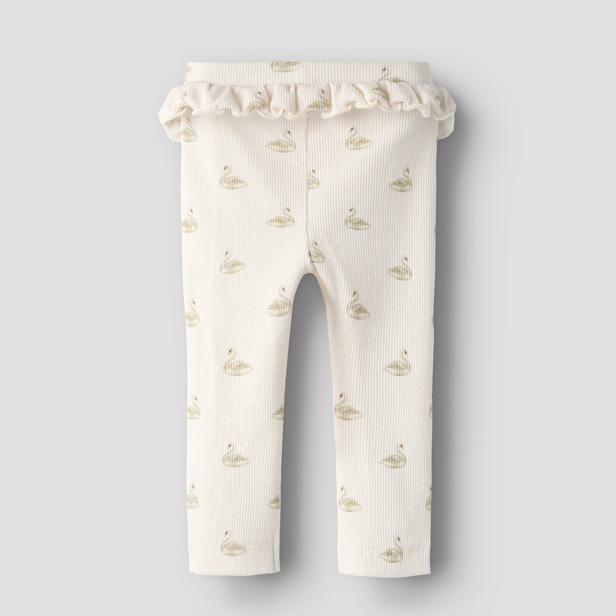 lil Atelier newborn slim legging Gavo Efi  -  AOP Swan