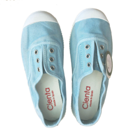 Cienta | Canvas Slip-on kinderschoenen | Azul Lago