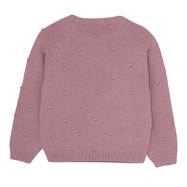 Enfant Gebreide Wolblend Trui  -  Nostalgia Rose