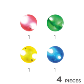 Cleverclixx | Balls Pack Dazzling Lights | 4-pack