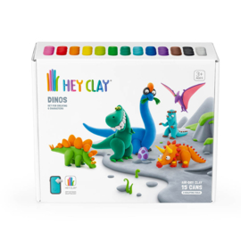 Hey Clay | Dinosaurussen pakket | 15 potjes