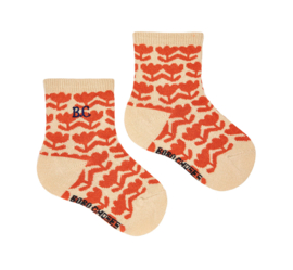 Bobo Choses | Baby | Retro Flower all over short socks